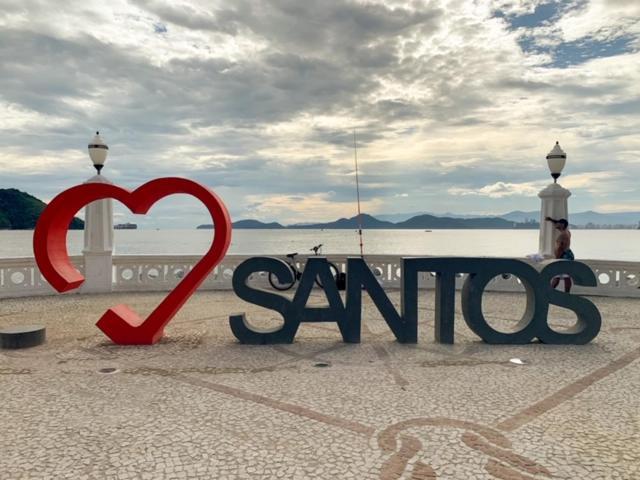 Kitnet Aconchegante Beira Mar. Lägenhet Santos  Exteriör bild